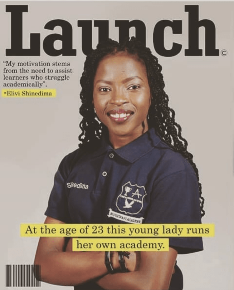Ms Helvi Shinedima, founder of Ndjuluwa97 Academy