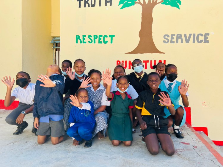 Young learners at Ndjuluwa97 Academy